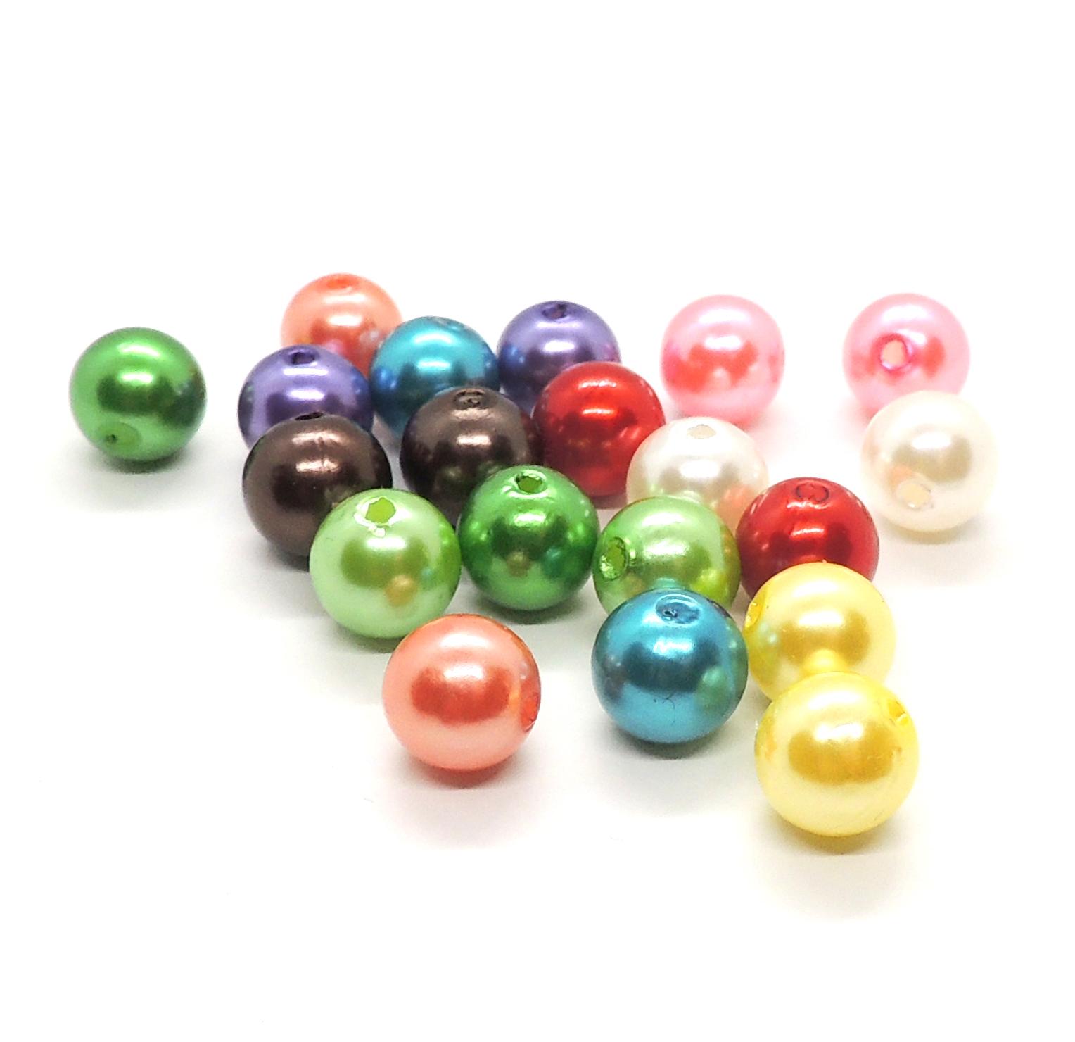 Cintres en cristal pour femmes, 20 pièces/lot, perles acryliques