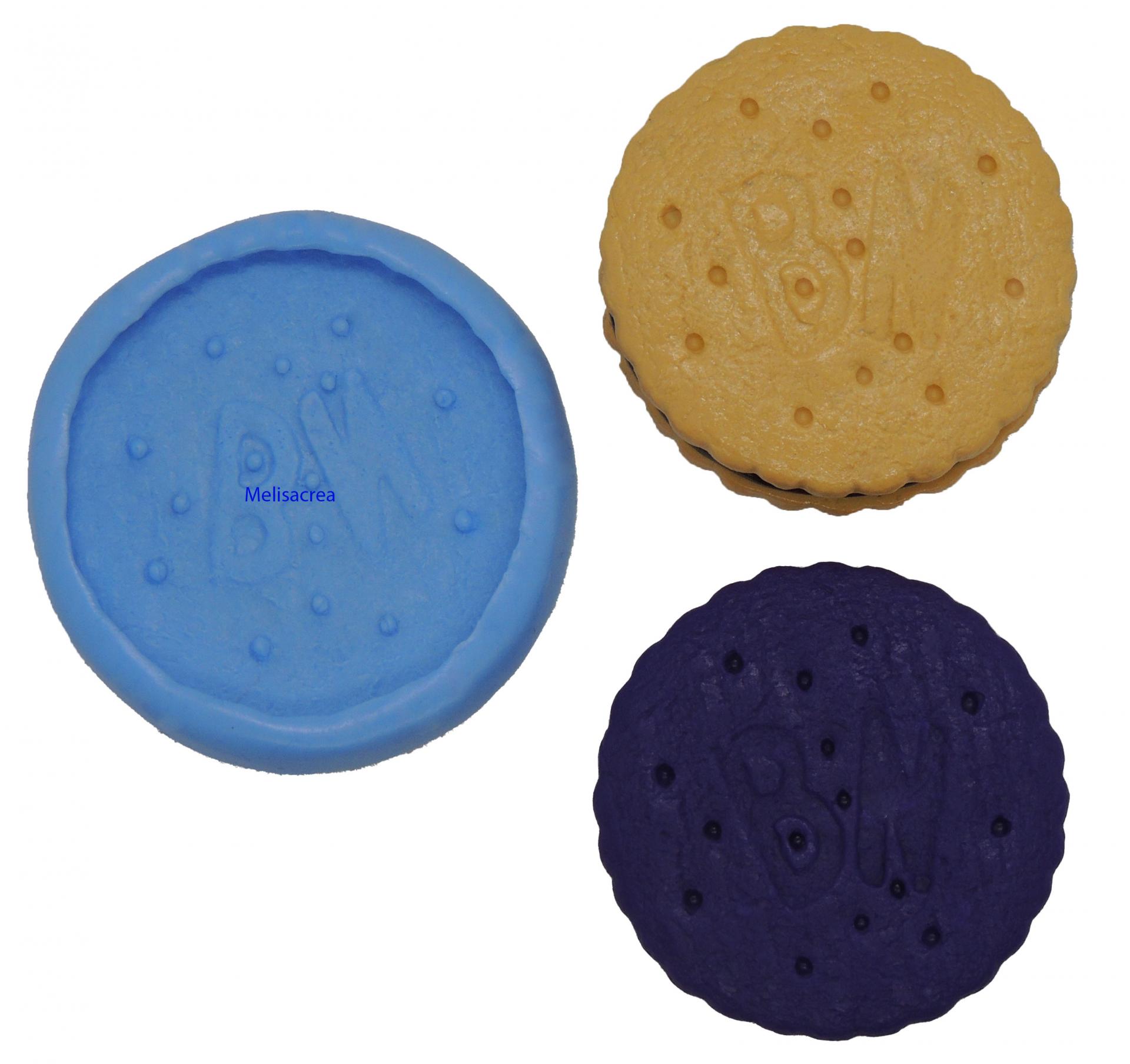 Moule en silicone Biscuit Face choco BN, yeux triangle - 3,9 cm